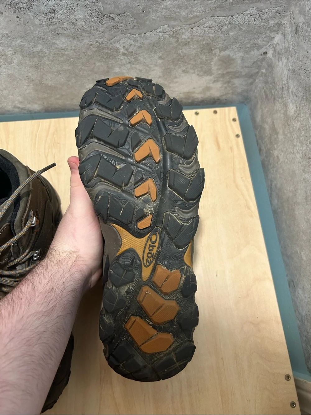 Oboz Bridger Mid Waterproof Hiking Boots men’s size 11